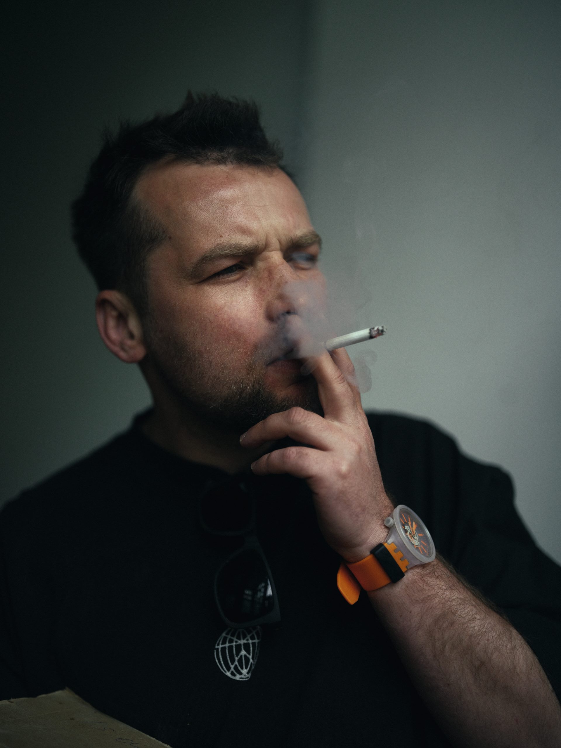 Portrait made on location in Tbilisi, shot on medium format - frame 2