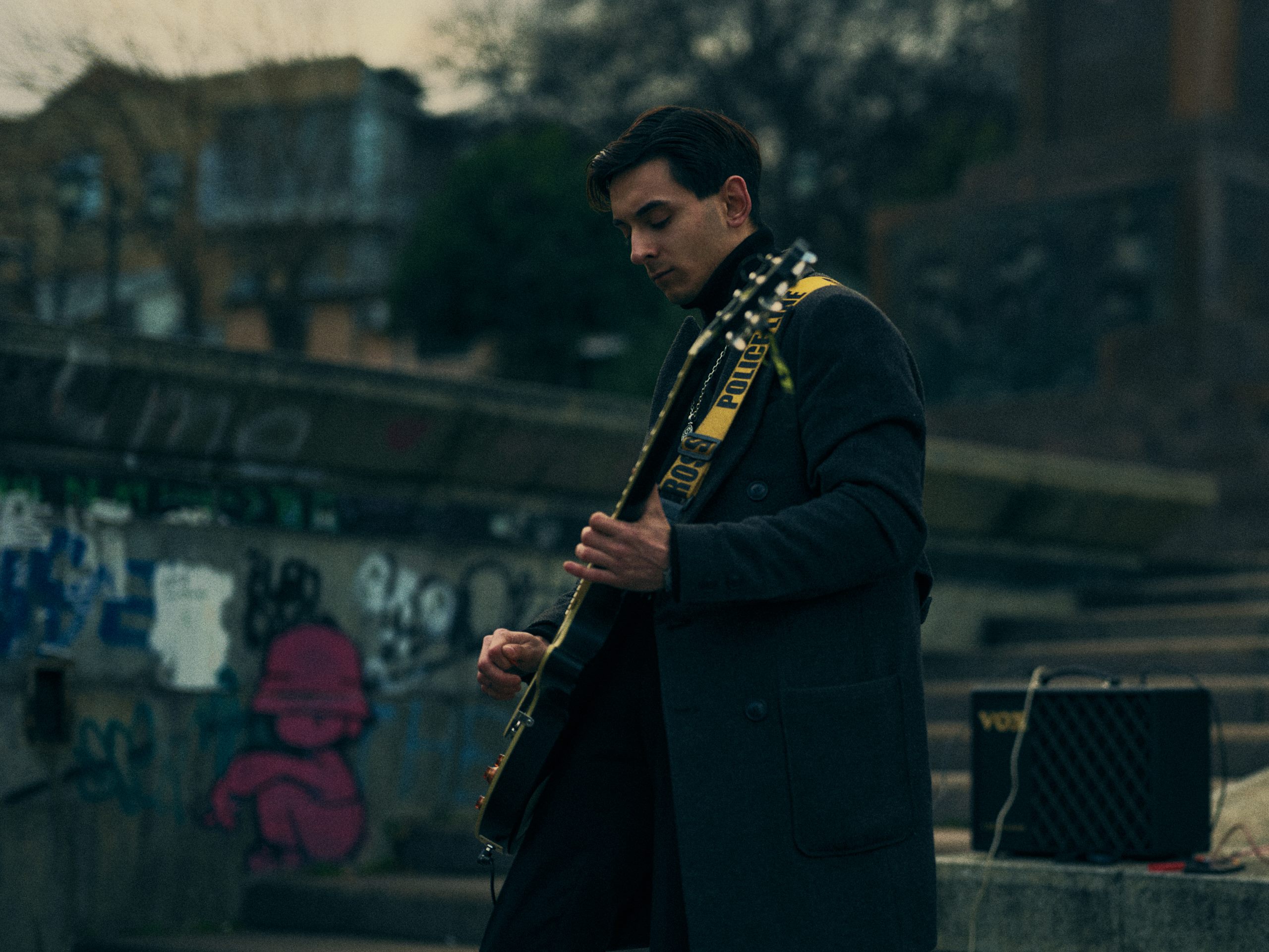 Portrait made on location in Tbilisi, shot on medium format - frame 25