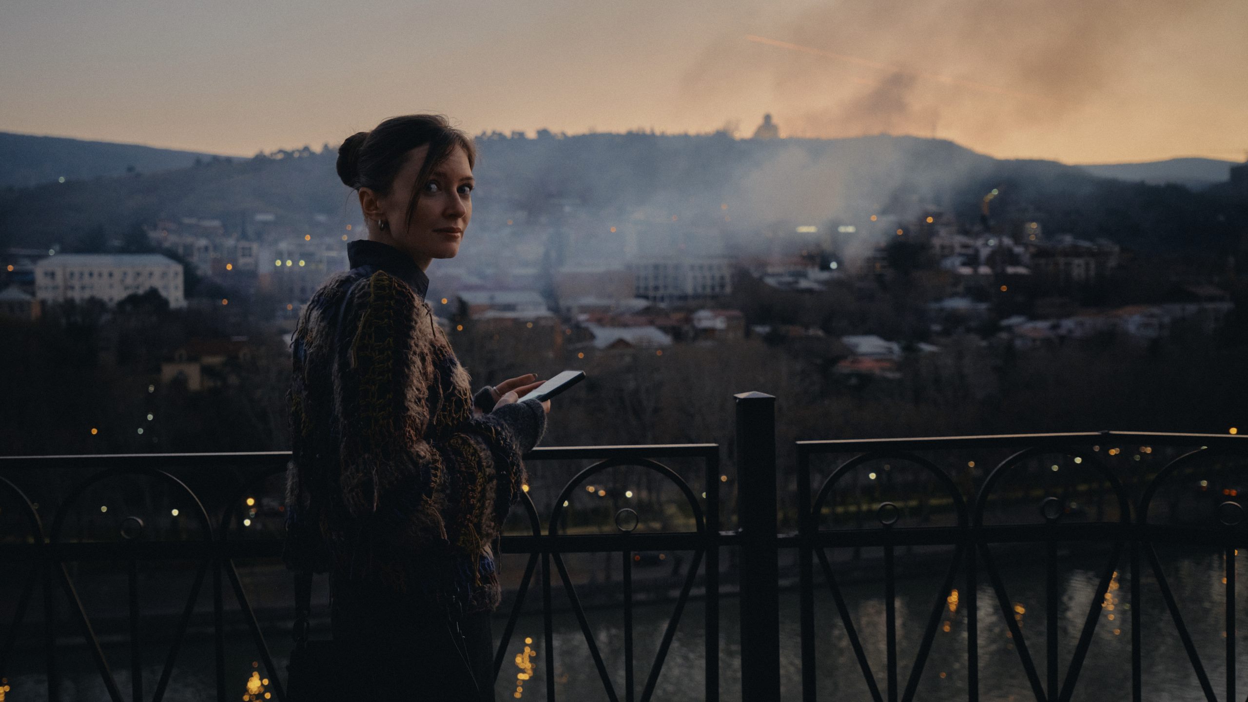 Portrait made on location in Tbilisi, shot on medium format - frame 26